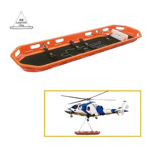 Basket Stretcher using in a helicopter